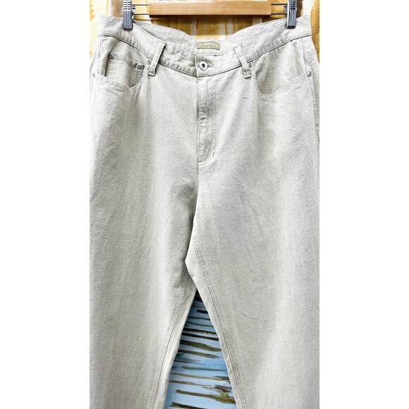 Vintage Linen Pants Liz Claiborne Linen Pants Womens Linen VTG Pants 32x32 Linen - Picture 2 of 16